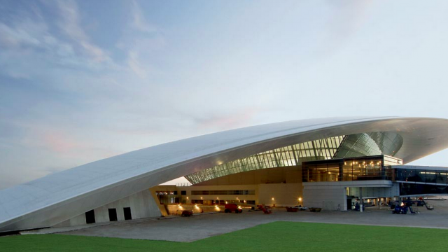 Composite Clad Passenger Terminal