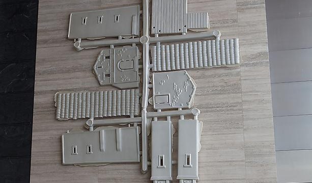 A CA Mission as Giant Flat Pack Toy