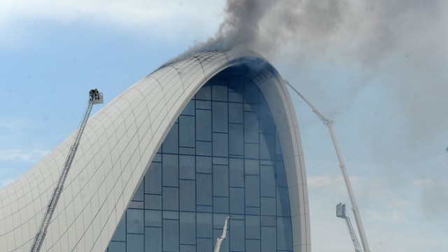 On the Fire at Zaha Hadid’s Heydar Aliyev Center