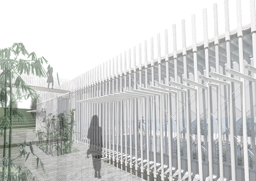 Rendering of FRP House designed by Atelier FCJZ, Bejing