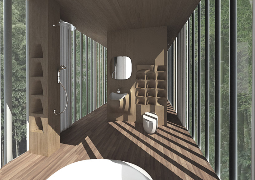 Rendering of FRP House designed by Atelier FCJZ, Bejing