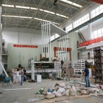 construction of 2-story mockup for FRP House, designed by Atelier FCJZ, Bejing