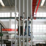 construction of 2-story mockup for FRP House, designed by Atelier FCJZ, Bejing