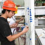 construction of 2-story mockup for FRP House, designed by Atelier FCJZ, Bejing