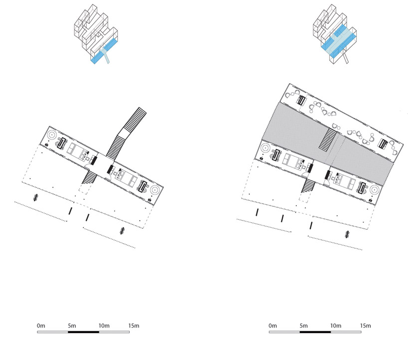 site plan for FRP House, designed by Atelier FCJZ, Bejing
