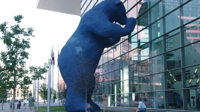 Please note, the ACMA Conference is at the Denver Marriott Tech Center.  The big blue FRP bear is at the Colorado Convention Center, a different location from the conference.  We only include him here because he's Denver, and because we can't resist sharing a picture of him.