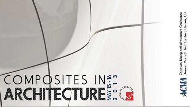 Composites Conference: AIA LU/HSW Credits, Speaker Lineup & Student Sponsorship